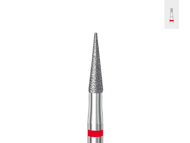 Komet 8852 Pointed Diamond Trimming Bur also known as FSD6F