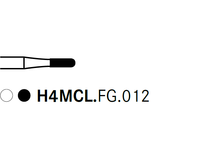 Komet H4MCL.FG.012 Carbide Bur