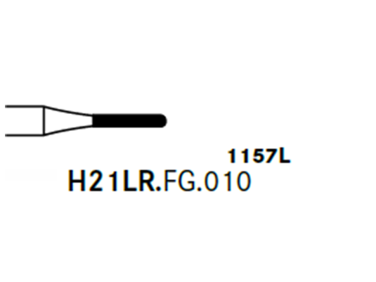 h21LR.FG.010 Tungsten Carbide Preparation Bur