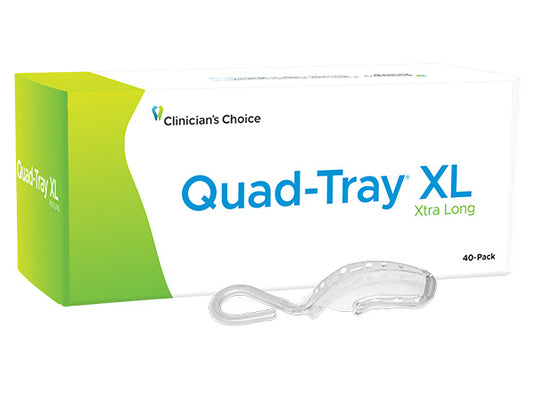 Clinician's Choice Quad-Tray XL Xtra Long Impression Tray Package