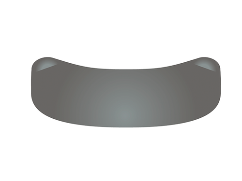 3D XR Slick Bands 4.6mm Gray Bicuspid Matrices