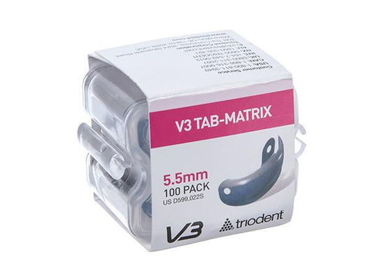 Triodent V3 5.5mm Tab-Matrix 100 Pack