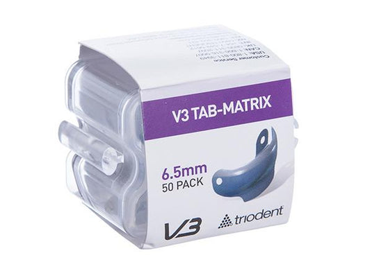 Triodent V3 6.5mm Tab-Matrix 50 Pack