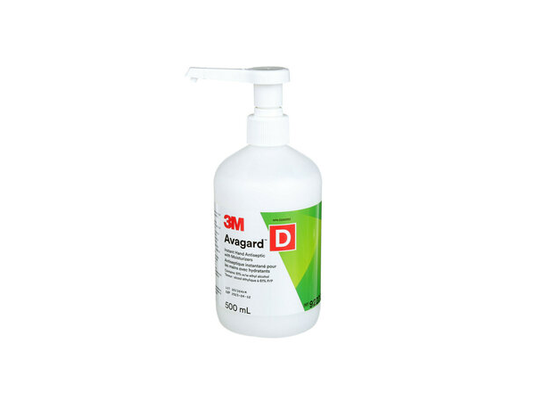 3M Avagard D Instant Hand Antiseptic 500 mL pump bottle