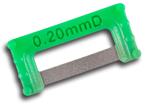 Load image into Gallery viewer, ContacEZ IPR Strip Green Extra-Widener 0.25mm
