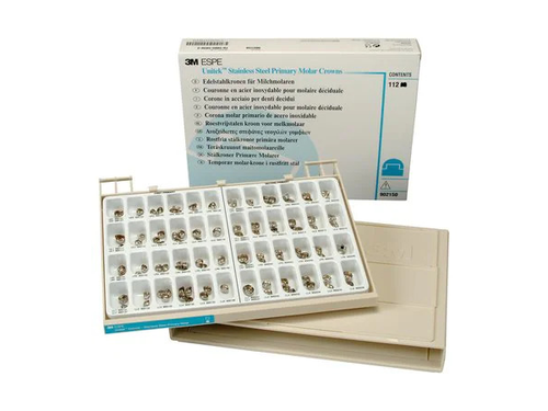 3M Unitek Stainless Steel Primary Molar Crowns Kit